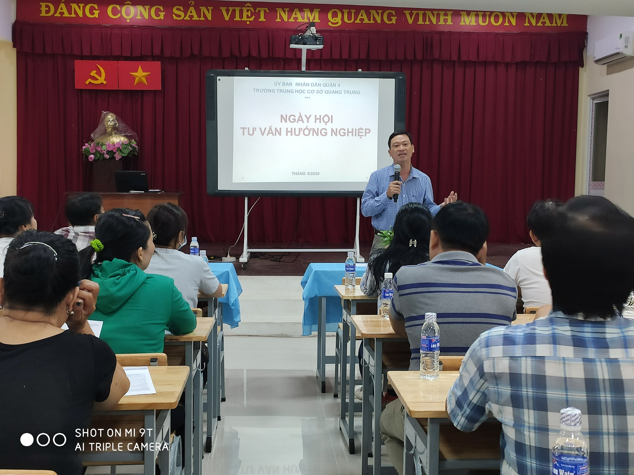Tư vấn, hướng nghiệp tại trường THCS Quang Trung