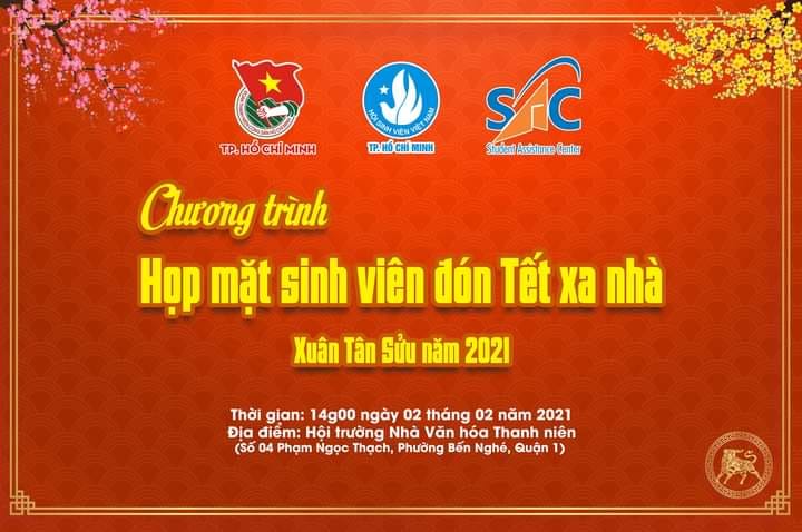 THÔNG BÁO CHƯƠNG TRÌNH "HỌP MẶT SINH VIÊN ĐÓN TẾT XA NHÀ" XUÂN TÂN SỬU, NĂM 2021